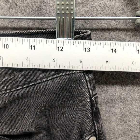 Madewell Balloon Jeans Womens 24 Noll Wash Black High Rise Barrel Leg Wide Leg - Picture 6 of 12